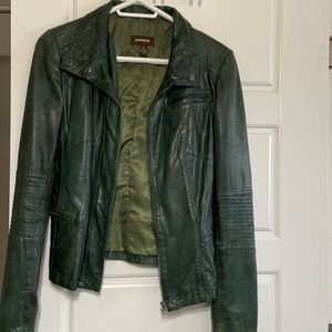 DANIER LEATHER JACKET SIZE MEDIUM